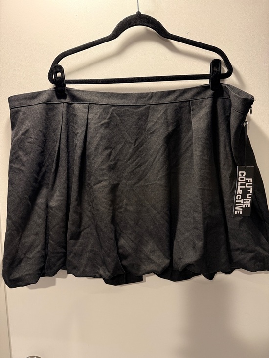 Future Collective Dresses & Skirts - Future Collective Black Circle Skirt - Flared Skater Style